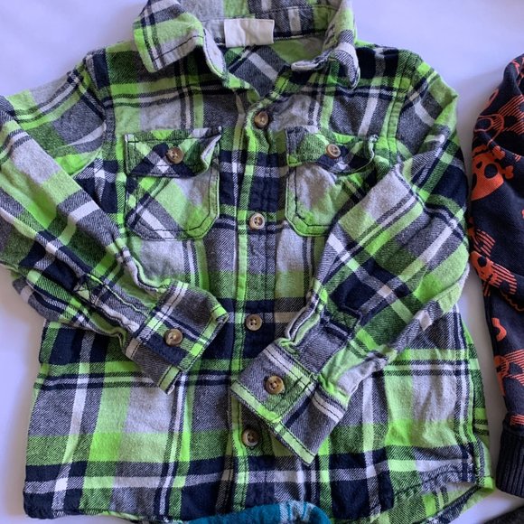 TODDLER BOY 2T MIXED LOT BUNDLE OF 6 HOODIE SHACKET PANTS SHIRTS - Picture 7 of 12